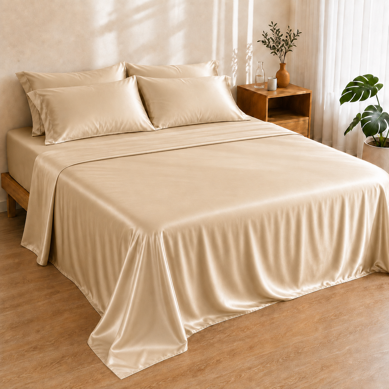 Bamboo 4PC Set — Champagne