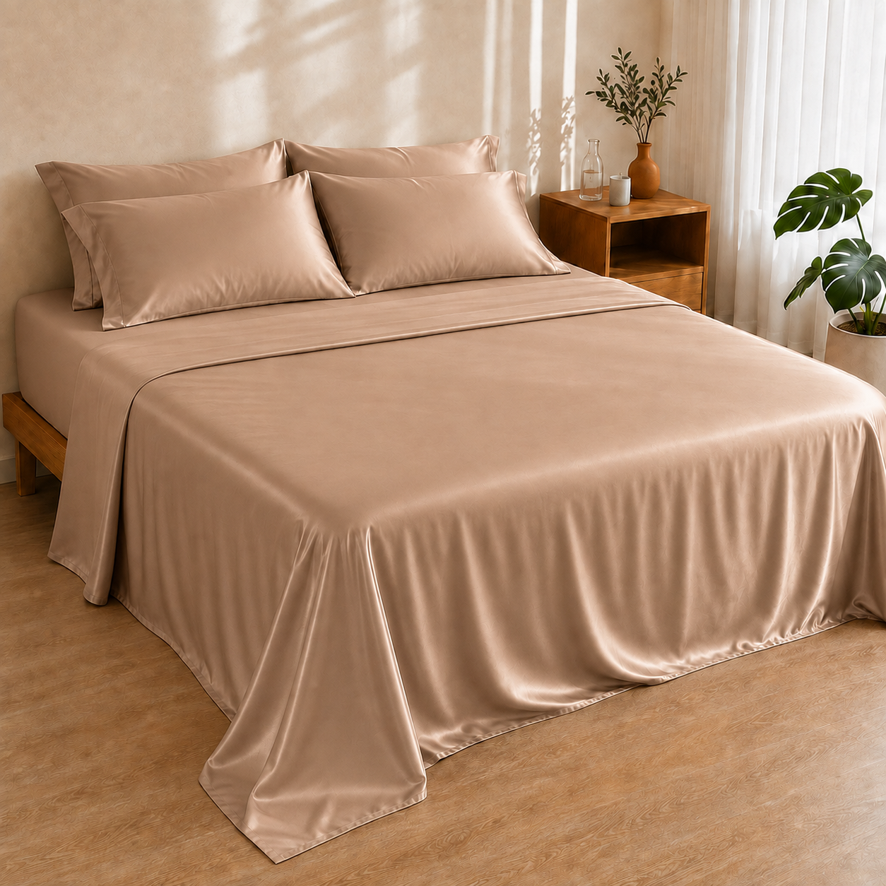 Bamboo 4Pc - Toasted Caramel