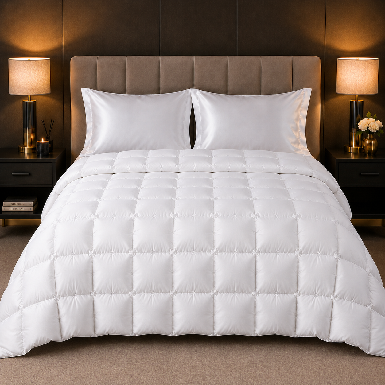 Down Duvet - Pearl