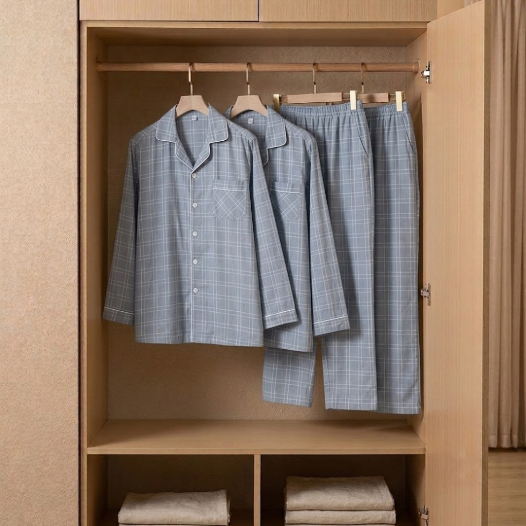 Linen Pyjamas - Natural Linen