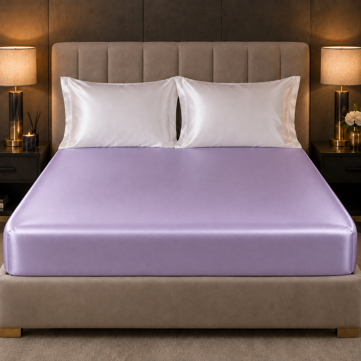 Mulberry Silk 3PC Set — Lavender Pearl