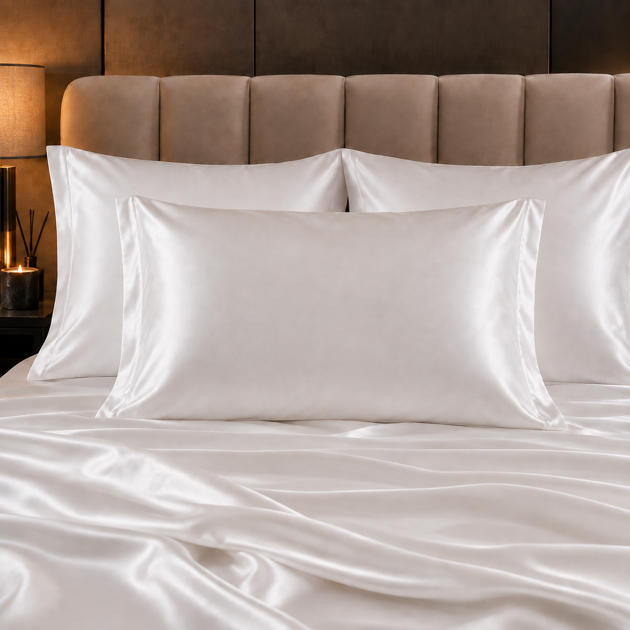 Mulberry Silk Pillowcase - Pearl White