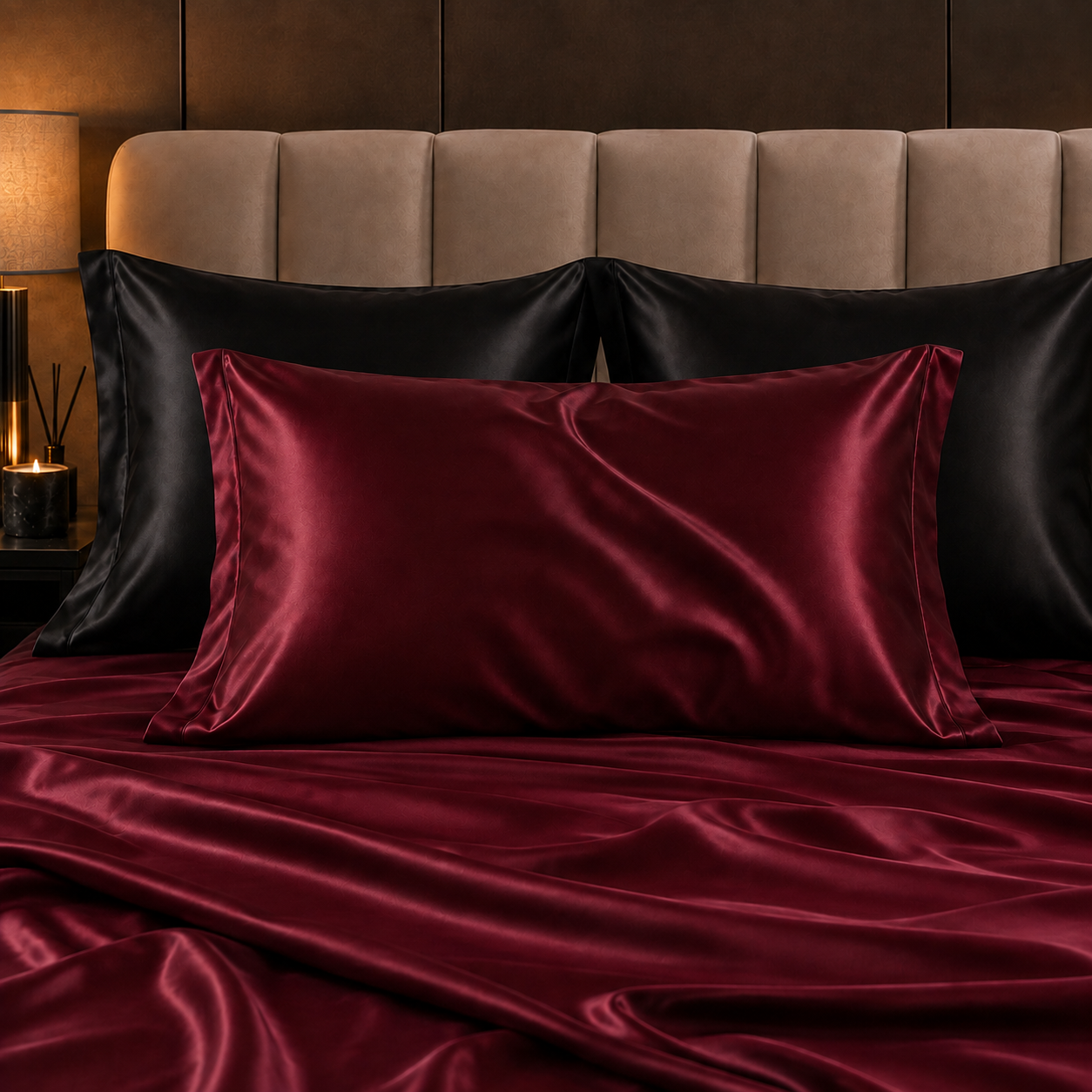 Mulberry Silk Pillowcase — Ruby